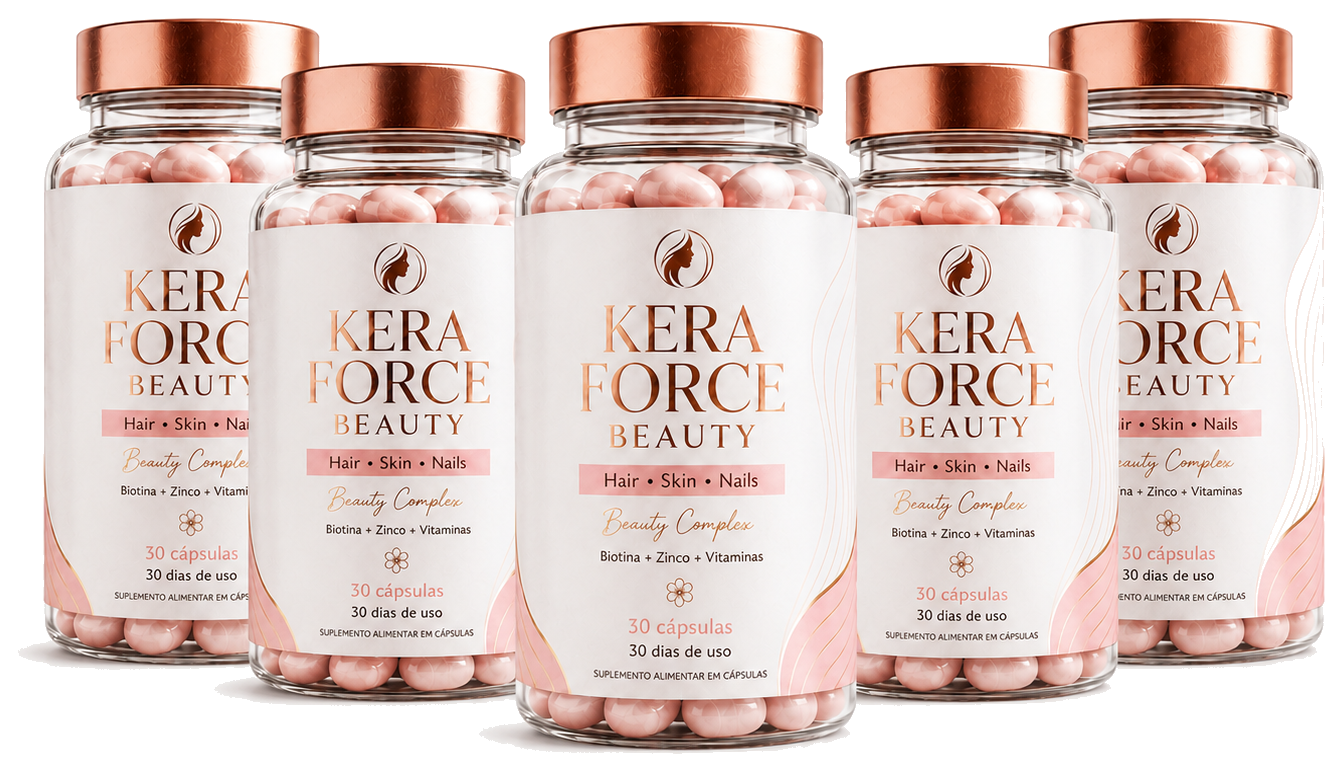 5 potes Kera Force Beauty